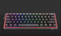 Redragon Fizz Pro black, wired&2.4G&BT Mechanical Keyboard, RGB, red switch Black HU